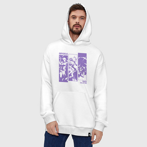 Худи оверсайз Amphoreus Women / Белый – фото 4