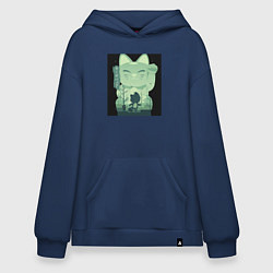 Толстовка-худи оверсайз Neko Turbo Granny Dandadan, цвет: тёмно-синий