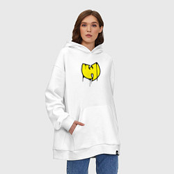 Толстовка-худи оверсайз Wu-Tang style, цвет: белый — фото 2