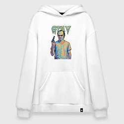 Толстовка-худи оверсайз Тревор Филипс, цвет: белый