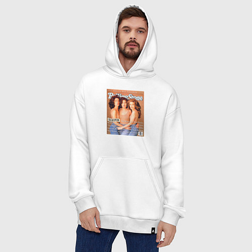Худи оверсайз Rolling Stone: Twin Peaks / Белый – фото 4