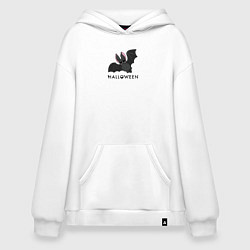 Худи оверсайз Halloween летучая мышь