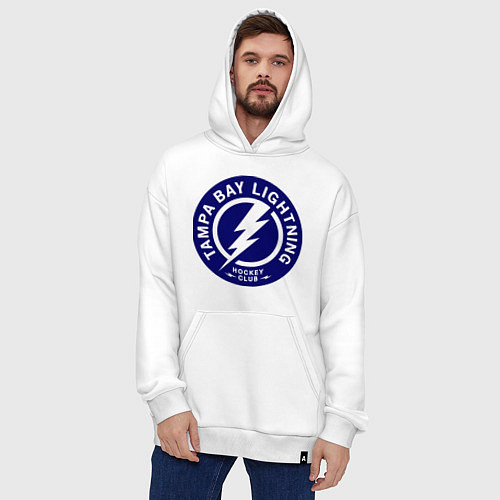 Худи оверсайз HC Tampa Bay Lightning / Белый – фото 4