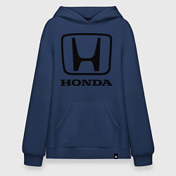 Толстовка-худи оверсайз Honda logo, цвет: тёмно-синий