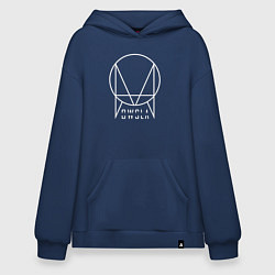 Толстовка-худи оверсайз OWSLA, цвет: тёмно-синий