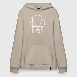 Толстовка-худи оверсайз OWSLA, цвет: миндальный