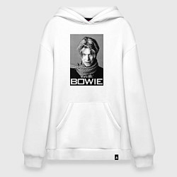 Толстовка-худи оверсайз Bowie Legend, цвет: белый