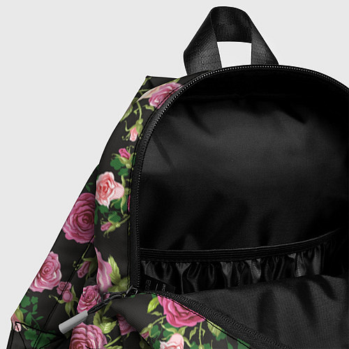 Детский рюкзак Кусты из роз / 3D-принт – фото 4