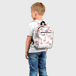 Детский рюкзак Действия фламинго, цвет: 3D-принт — фото 2