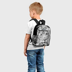 Детский рюкзак Милый лев, цвет: 3D-принт — фото 2