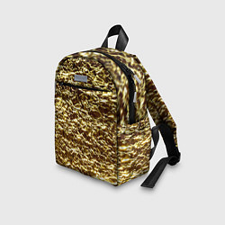 Детский рюкзак Золотой, цвет: 3D-принт — фото 2