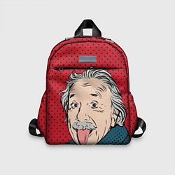 Детский рюкзак Альберт Эйнштейн: Поп-арт, цвет: 3D-принт