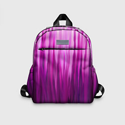 Детский рюкзак Фиолетово-черные краски, цвет: 3D-принт