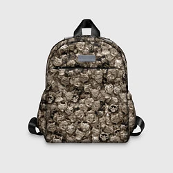 Детский рюкзак Зомби котики, цвет: 3D-принт