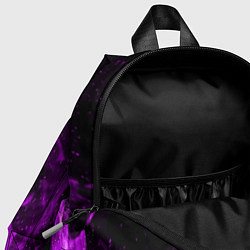 Детский рюкзак Фиолетовый огонь, цвет: 3D-принт — фото 2