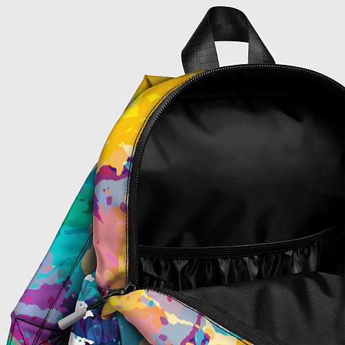 Детский рюкзак Пятна краски / 3D-принт – фото 4