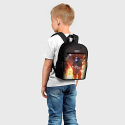Детский рюкзак Titanfall fighter runs, цвет: 3D-принт — фото 2