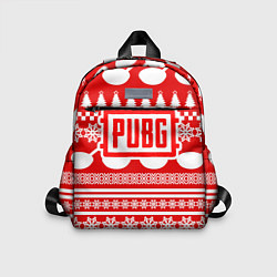 Детский рюкзак PUBG: New Year, цвет: 3D-принт