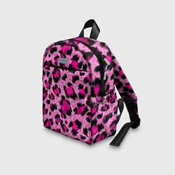 Детский рюкзак Розовый леопард, цвет: 3D-принт — фото 2