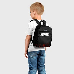 Детский рюкзак Asking Alexandria: Flame, цвет: 3D-принт — фото 2
