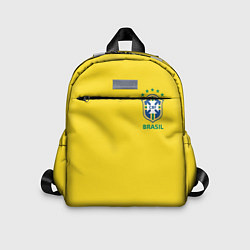 Детский рюкзак Сборная Бразилии, цвет: 3D-принт