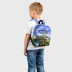 Детский рюкзак Майнкрафт: Андрей, цвет: 3D-принт — фото 2