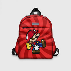 Детский рюкзак Super Mario: Red Illusion, цвет: 3D-принт