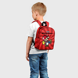 Детский рюкзак Super Mario: Red Illusion, цвет: 3D-принт — фото 2