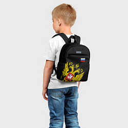 Детский рюкзак Флаг и Герб России, цвет: 3D-принт — фото 2