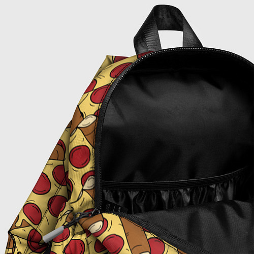 Детский рюкзак Любитель пиццы / 3D-принт – фото 4
