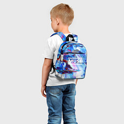 Детский рюкзак MUSE: Blue Colours, цвет: 3D-принт — фото 2
