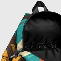 Детский рюкзак Ретро-музыка, цвет: 3D-принт — фото 2