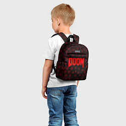 Детский рюкзак DOOM: Hellish signs, цвет: 3D-принт — фото 2