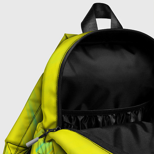 Детский рюкзак Cyberpunk 2077: Yellow / 3D-принт – фото 4