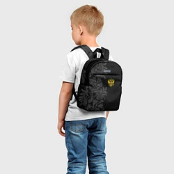 Детский рюкзак Герб России и орнамент, цвет: 3D-принт — фото 2