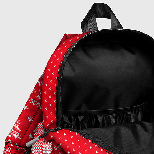 Детский рюкзак Новогодний Денис / 3D-принт – фото 4