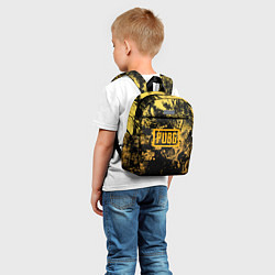Детский рюкзак PUBG: Yellow Marble, цвет: 3D-принт — фото 2