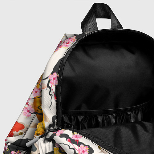 Детский рюкзак Карпы кои в сакуре / 3D-принт – фото 4