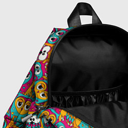 Детский рюкзак Совы разноцветные, цвет: 3D-принт — фото 2