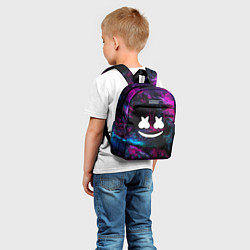 Детский рюкзак Marshmello NEON, цвет: 3D-принт — фото 2