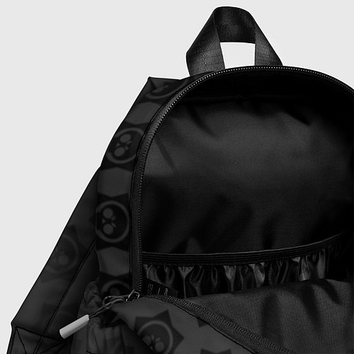Детский рюкзак Brawl Stars: Black Team / 3D-принт – фото 4