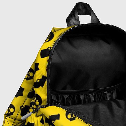 Детский рюкзак Brawl Stars: Yellow & Black / 3D-принт – фото 4