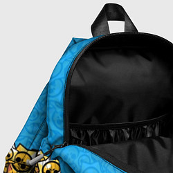 Детский рюкзак Brawl Stars: Blue Style, цвет: 3D-принт — фото 2