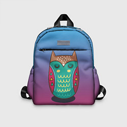 Детский рюкзак Мудрая сова, цвет: 3D-принт
