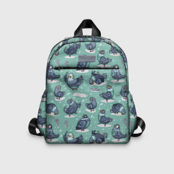 Детский рюкзак Голуби и червяки, цвет: 3D-принт