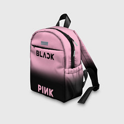 Детский рюкзак Blackpink - розово-черный, цвет: 3D-принт — фото 2