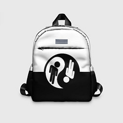 Детский рюкзак Billie Eilish: Yin-Yang, цвет: 3D-принт