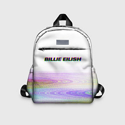 Детский рюкзак BILLIE EILISH: White Glitch, цвет: 3D-принт