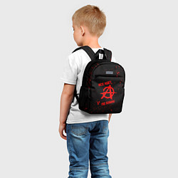Детский рюкзак ГРАЖДАНСКАЯ ОБОРОНА, цвет: 3D-принт — фото 2