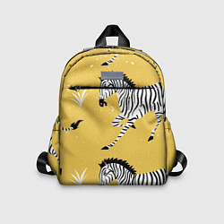 Детский рюкзак Зебра арт, цвет: 3D-принт